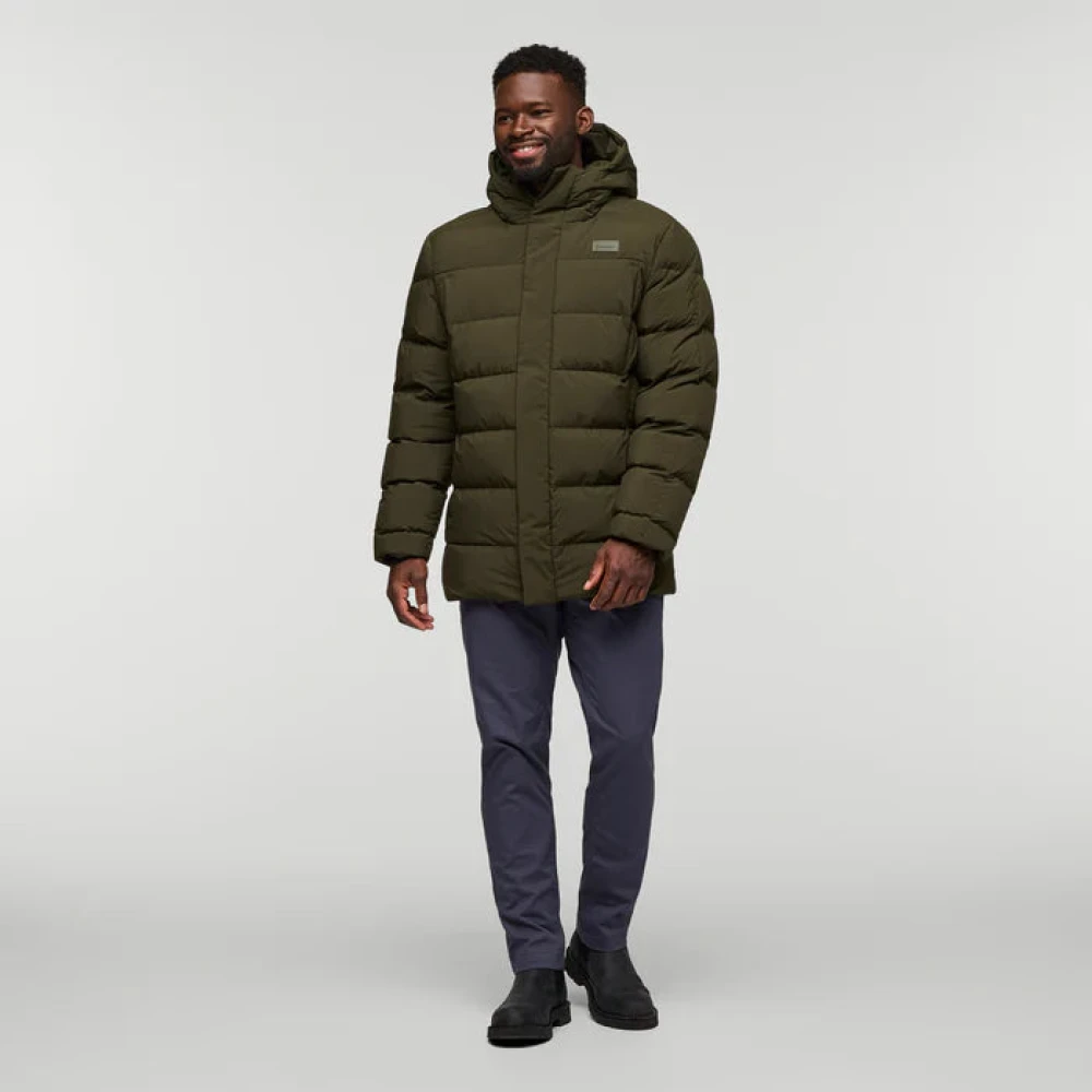 Cotopaxi Alivio donsparka met winddichte capuchon Green Heren