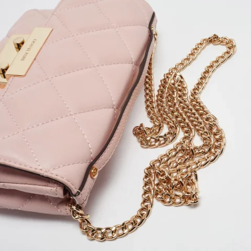 Michael Kors Pre-owned Leather crossbody-bags Pink Dames