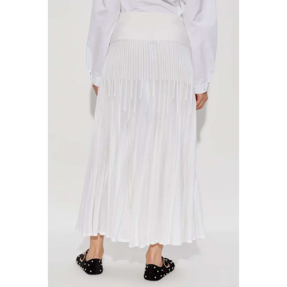 Alaïa Wollen rok White Dames