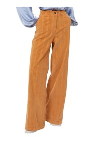 Große gestreifte Hose