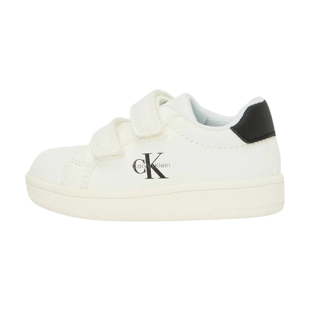Calvin Klein Boys White Kids Sneakers, 28 Eu, Ziggy Trainers