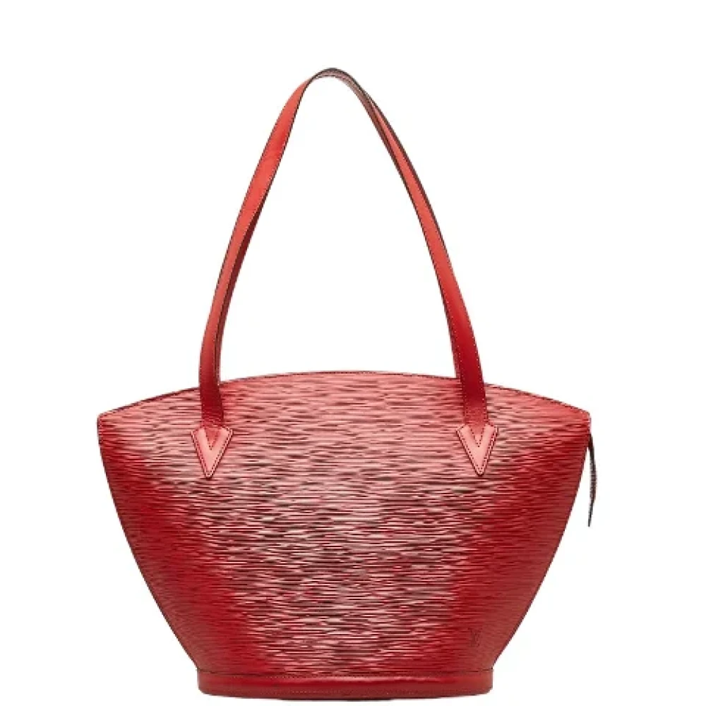 Louis Vuitton Vintage Pre-owned Leather louis-vuitton-bags Red Dames