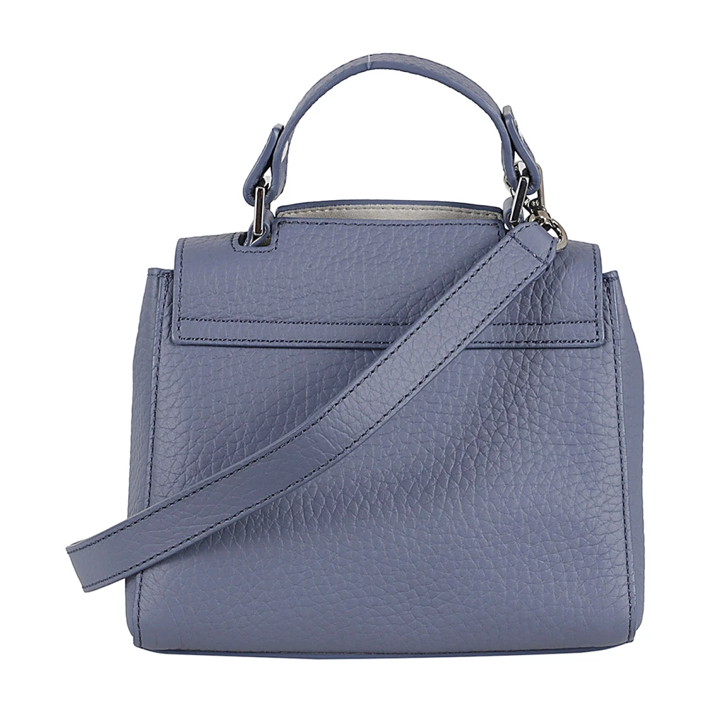 Orciani Zachte Mini Sveva Tas Blue Dames