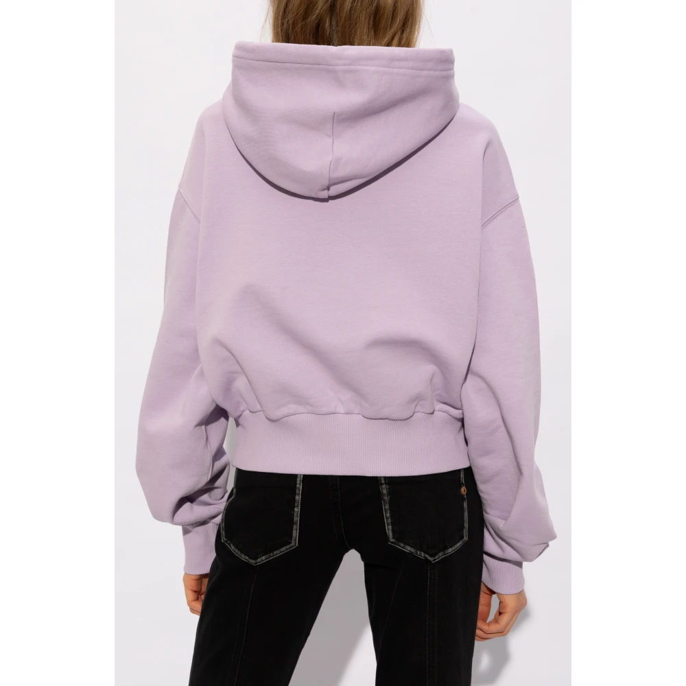 Versace Jeans Couture Katoenen hoodie Purple Dames