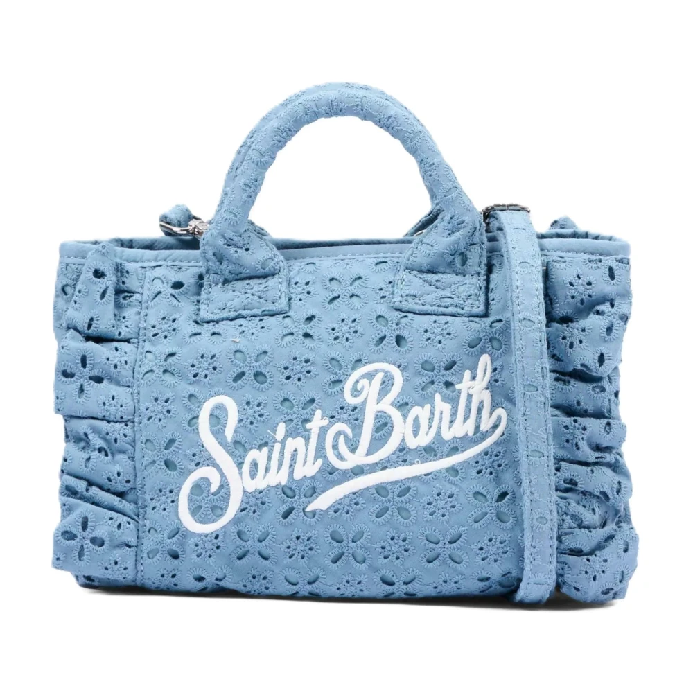 Mc2 Saint Barth Women's Blue Vanity Mini Volant Bag - Handbags - One Size - Bags