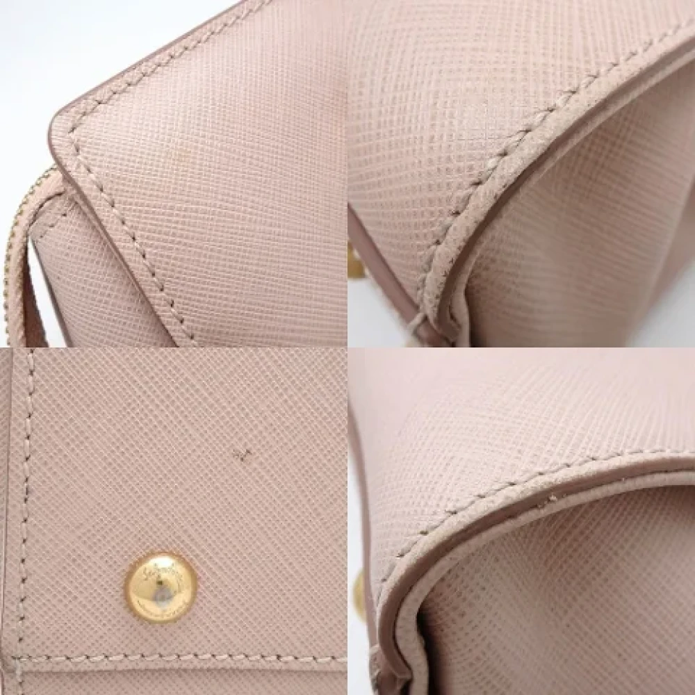 Salvatore Ferragamo Pre-owned Leather handbags Pink Dames