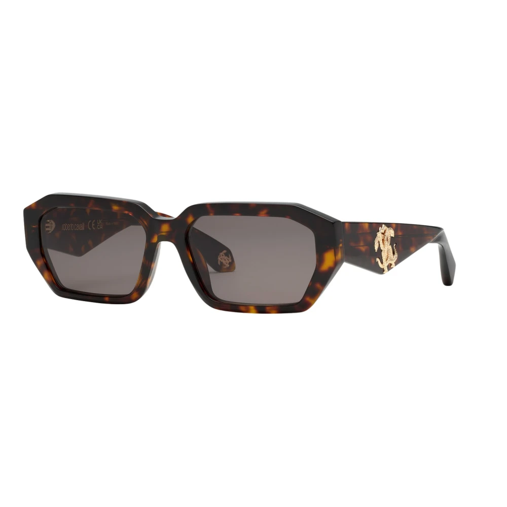 Roberto Cavalli Women's Brown Sunglasses, One Size, Fang Front Rectangular Sunglasses