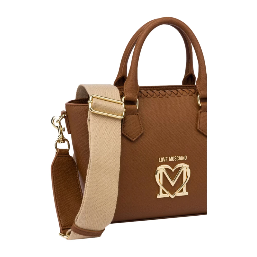 Love Moschino Stijlvolle kameel handtas van Jc4126Pp1Mlj0201 Brown Dames