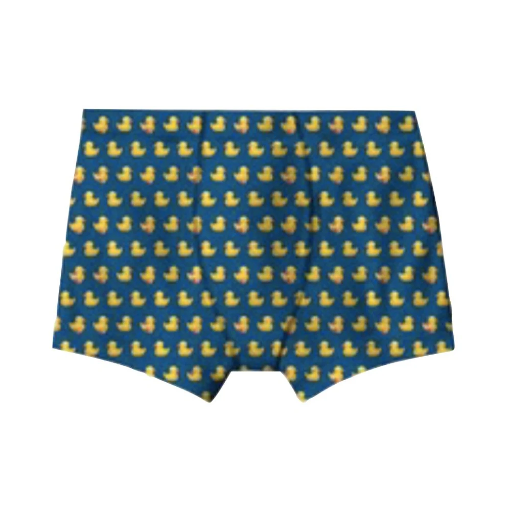 MC2 Saint Barth Heren Microvezel Eend Patroon Boxers Blue Heren