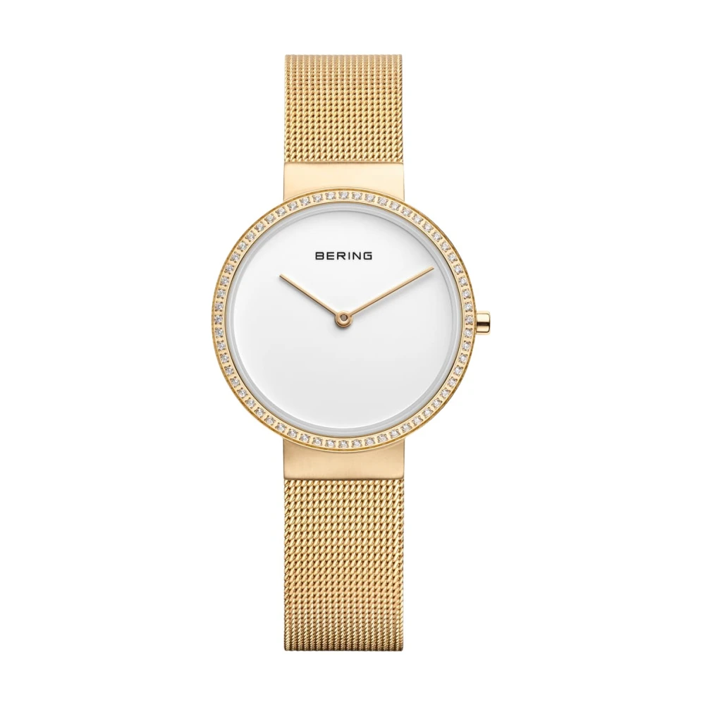 Bering Women's Wristwatch Gold- White Classic 14531-330 - Female - Watches - Yellow - One Size - Accessories