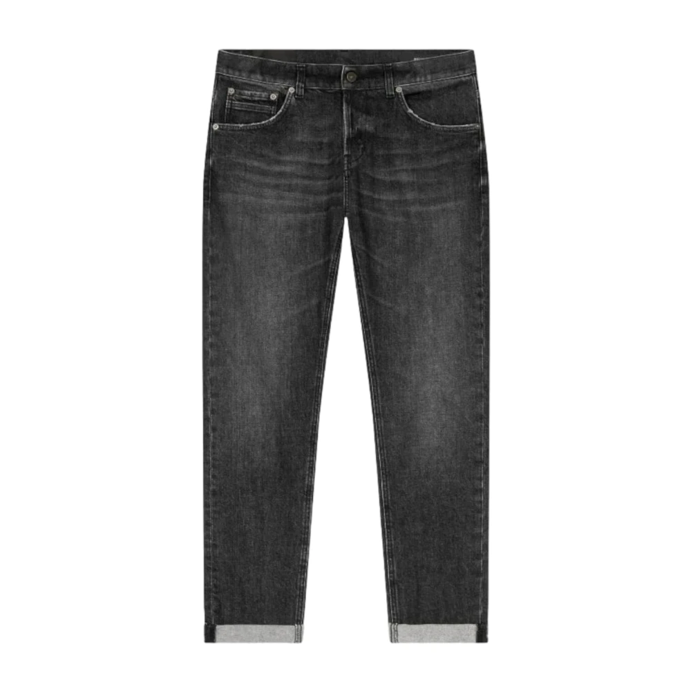 Dondup Men's Black Trousers George - Slim Fit Jeans - W34 - Jeans