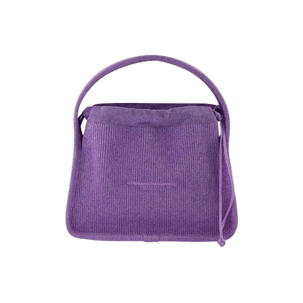 Alexander wang Nieuwe Stoffen Handtassen met Top Handvat Purple Dames