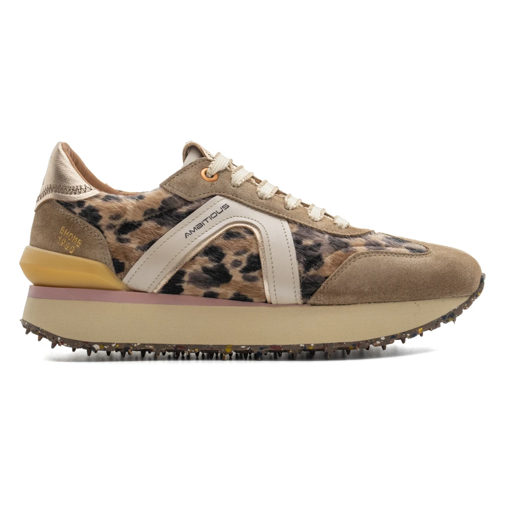 Ambitious Rhome Retro Runner Dames Schoenen Beige