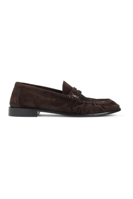 brown-suede-leather-loafers
