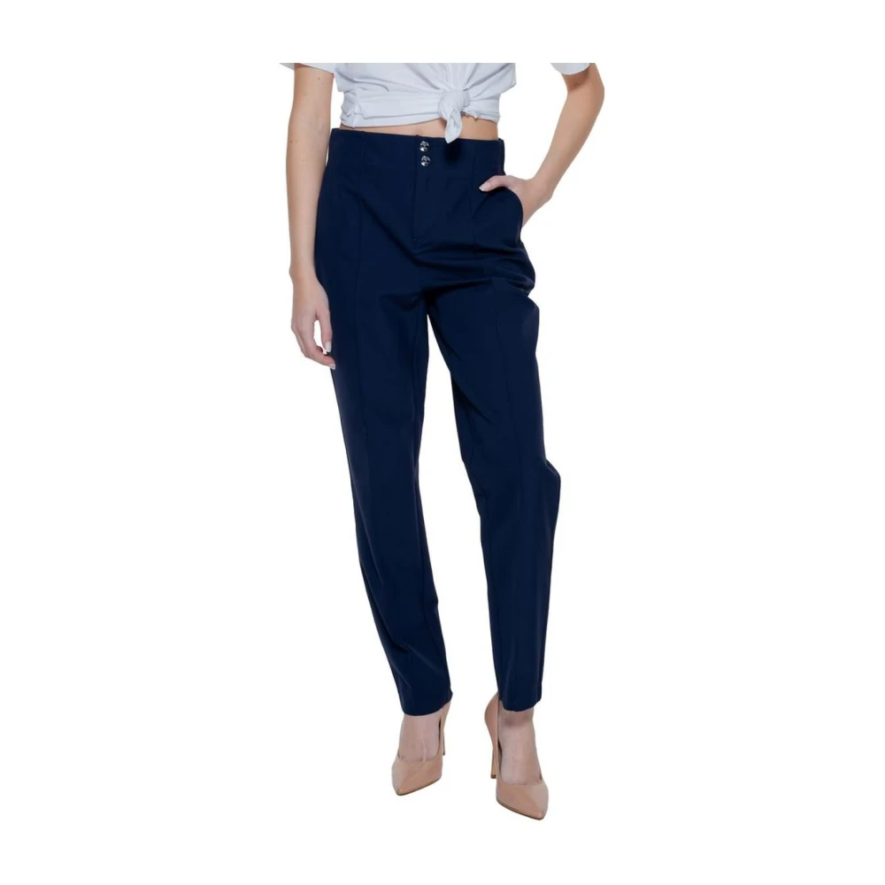 Street One Blauwe Sigarettenbroek Blue Dames
