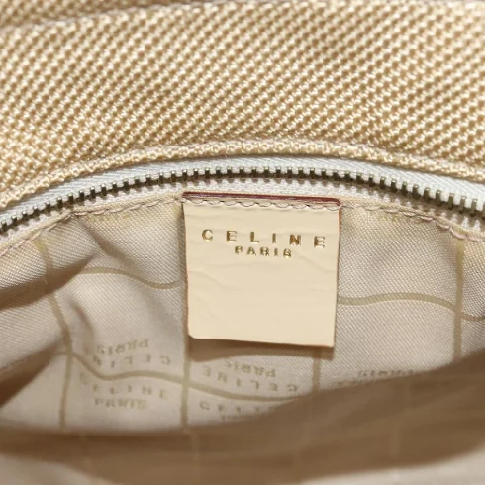 Celine Vintage Pre-owned Canvas celine-bags Beige Dames