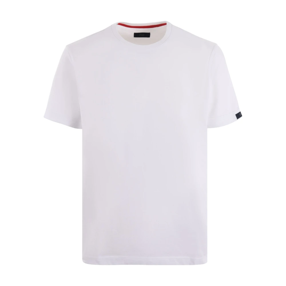 Fay T-Shirts White Heren