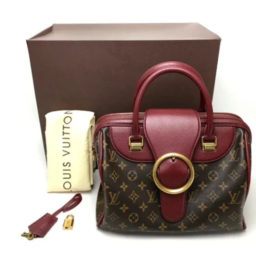 Louis Vuitton Vintage Pre-owned Cotton louis-vuitton-bags Black Dames