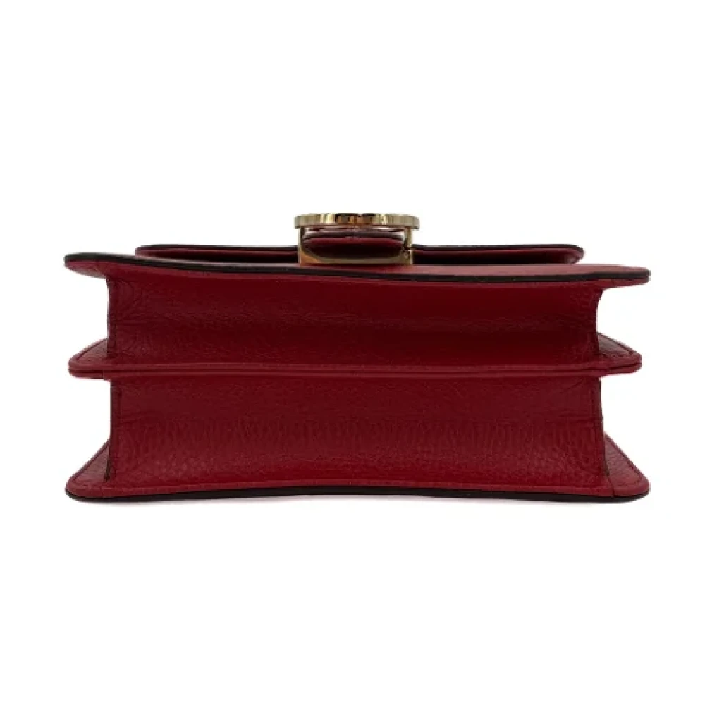 Gucci Vintage Pre-owned Leather gucci-bags Red Dames