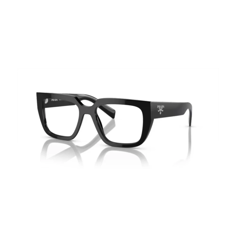 Prada Unisex Black Glasses, 50 Mm, A03v Optical Frame