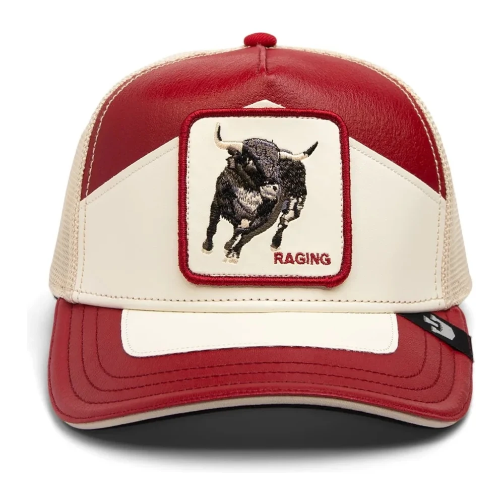 Goorin Bros Rode Razende Stier Motor Cap Red Heren