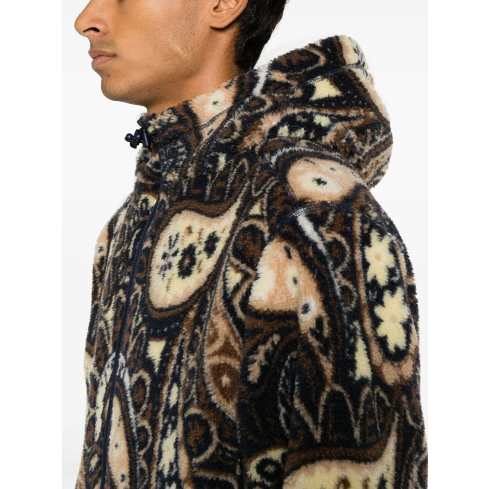 Drole de Monsieur Multicolor Fleece Jas Multicolor Heren