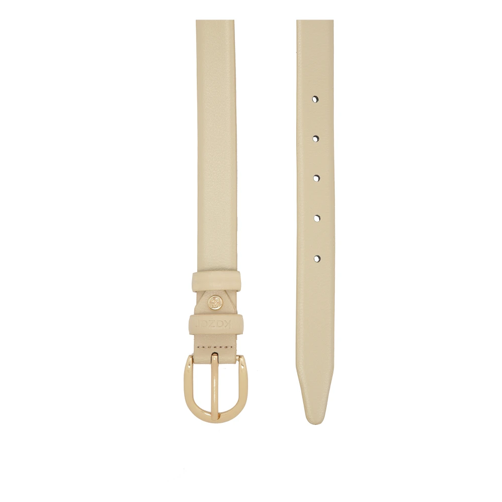 Kazar Leren band in een neutrale kleur Beige Dames