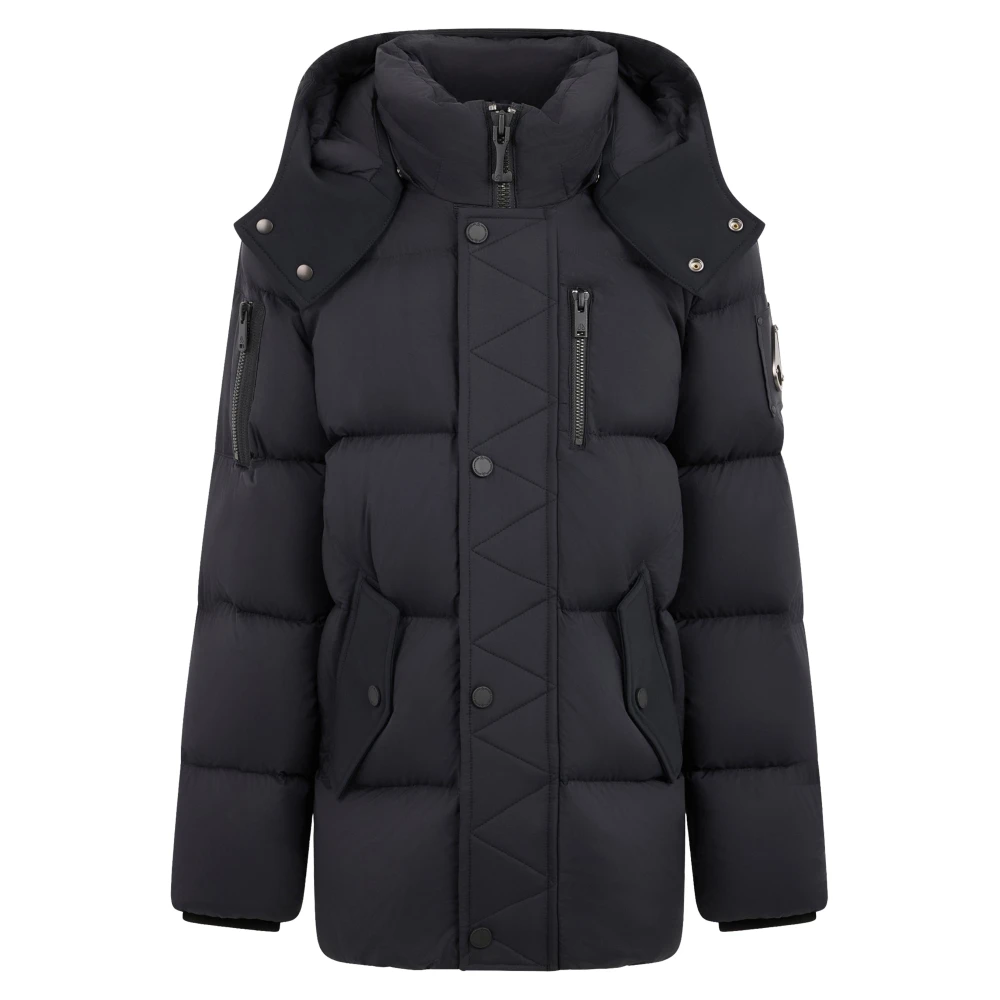 Moose Knuckles Unisex Black Everest 3Q Down Puffer Jacket