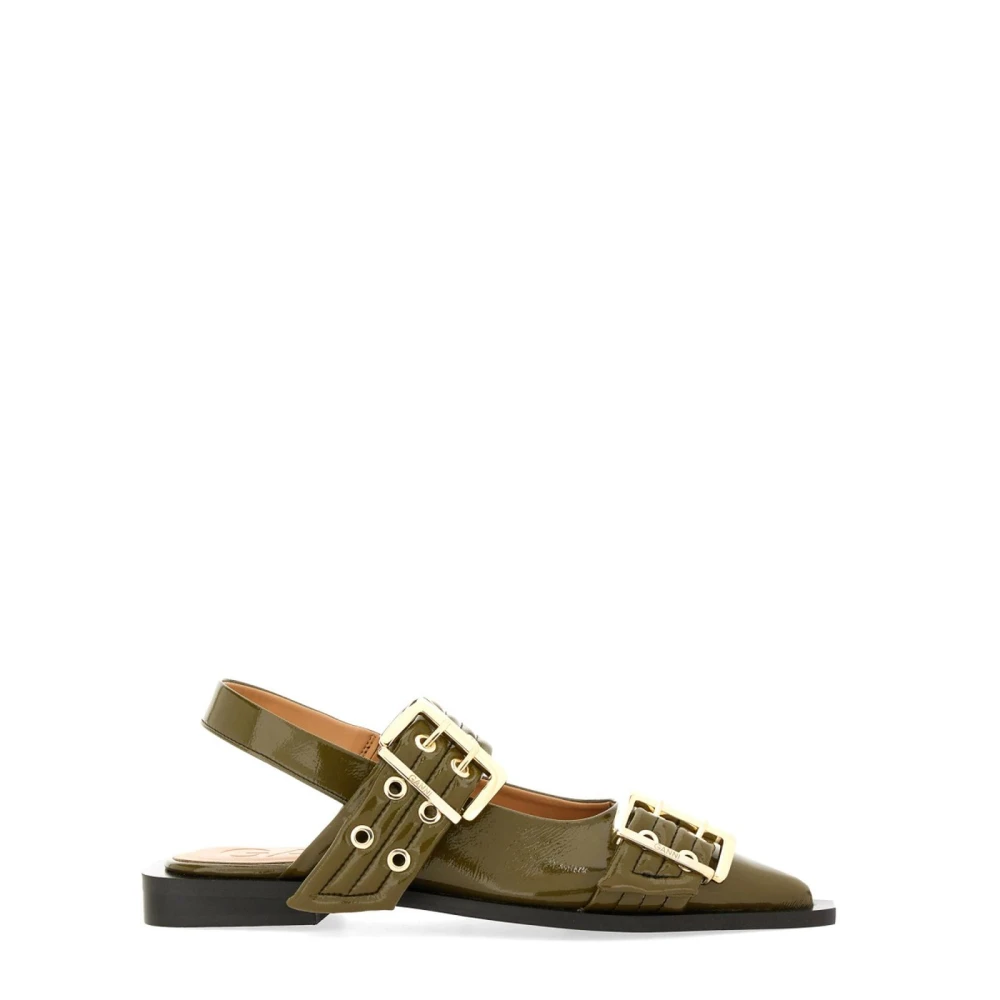 Ganni Mujer Bailarinas Slingback Con Hebilla