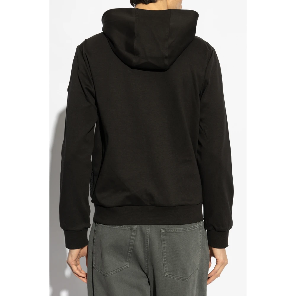 Moose Knuckles Sweatshirt met gewatteerde voorkant Black Heren