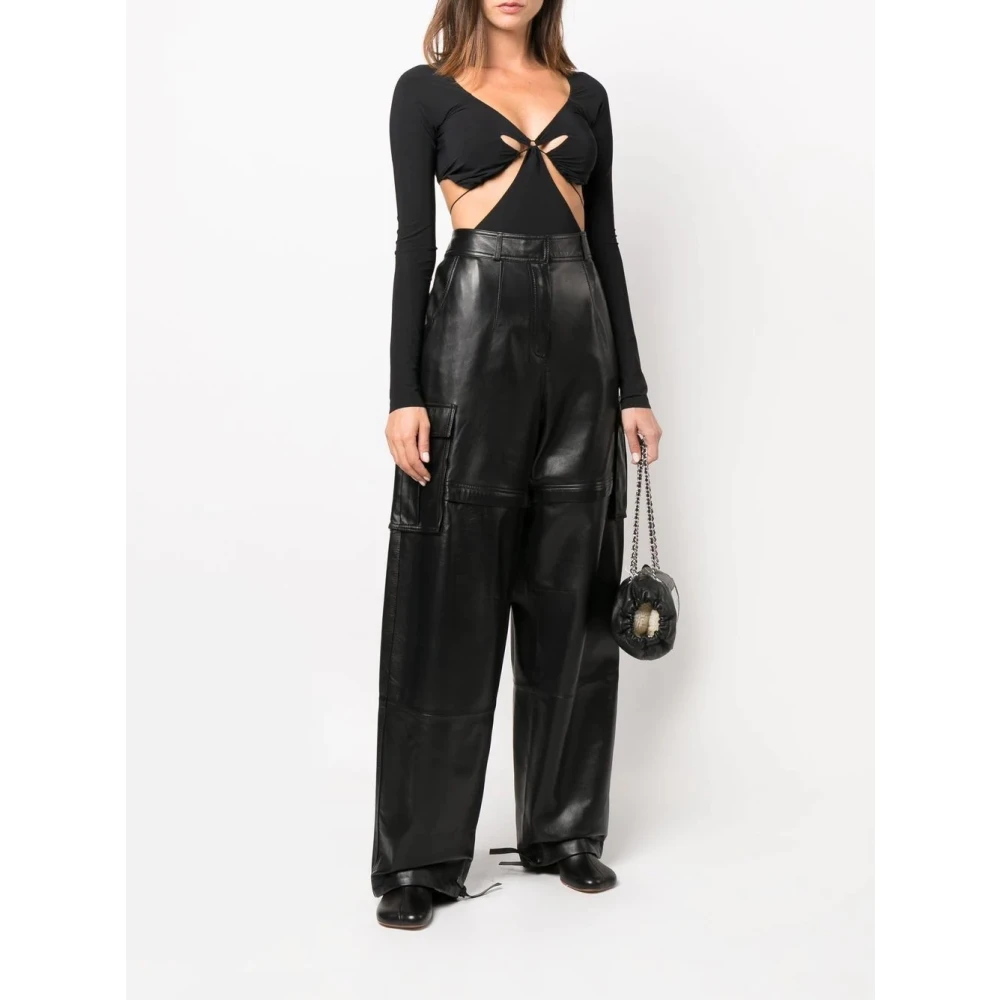 Amazuin Diepzwarte Daphne Bodysuit Black Dames