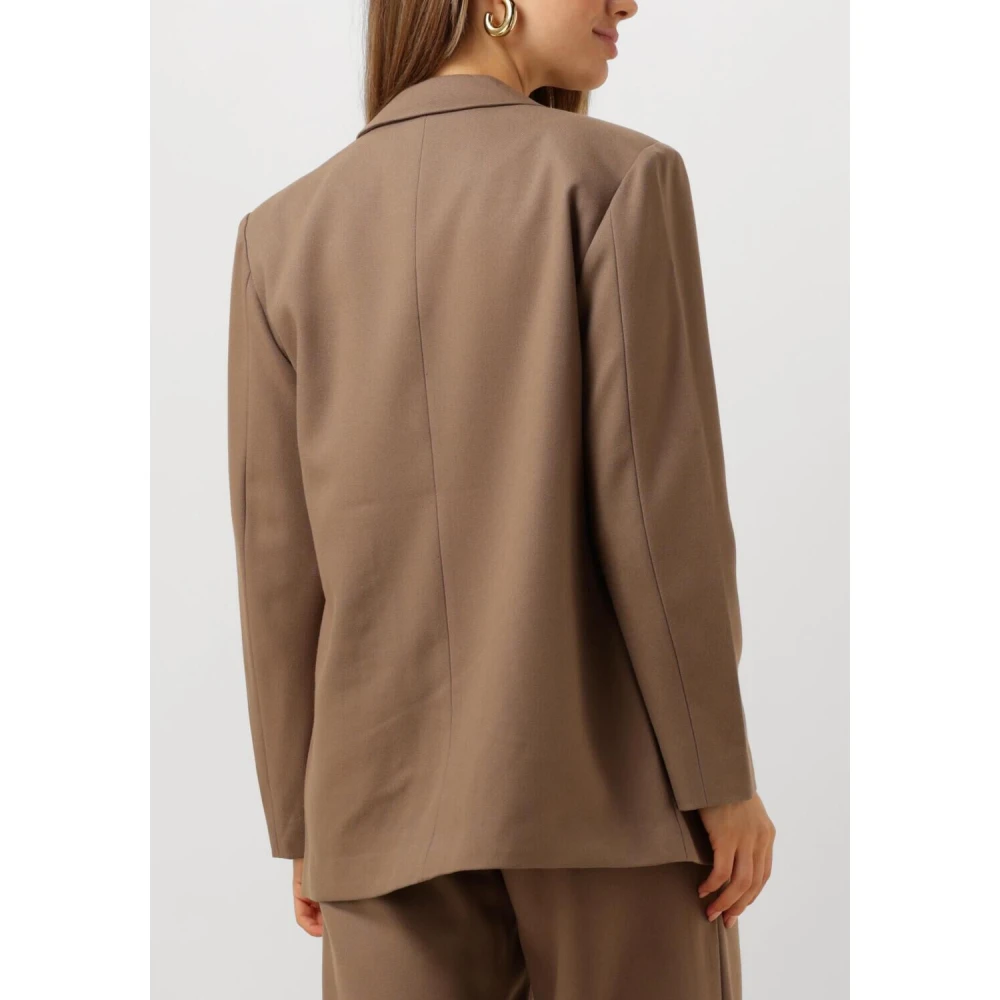 Notre-v Taupe Blazer Nv-Elaine Beige Dames