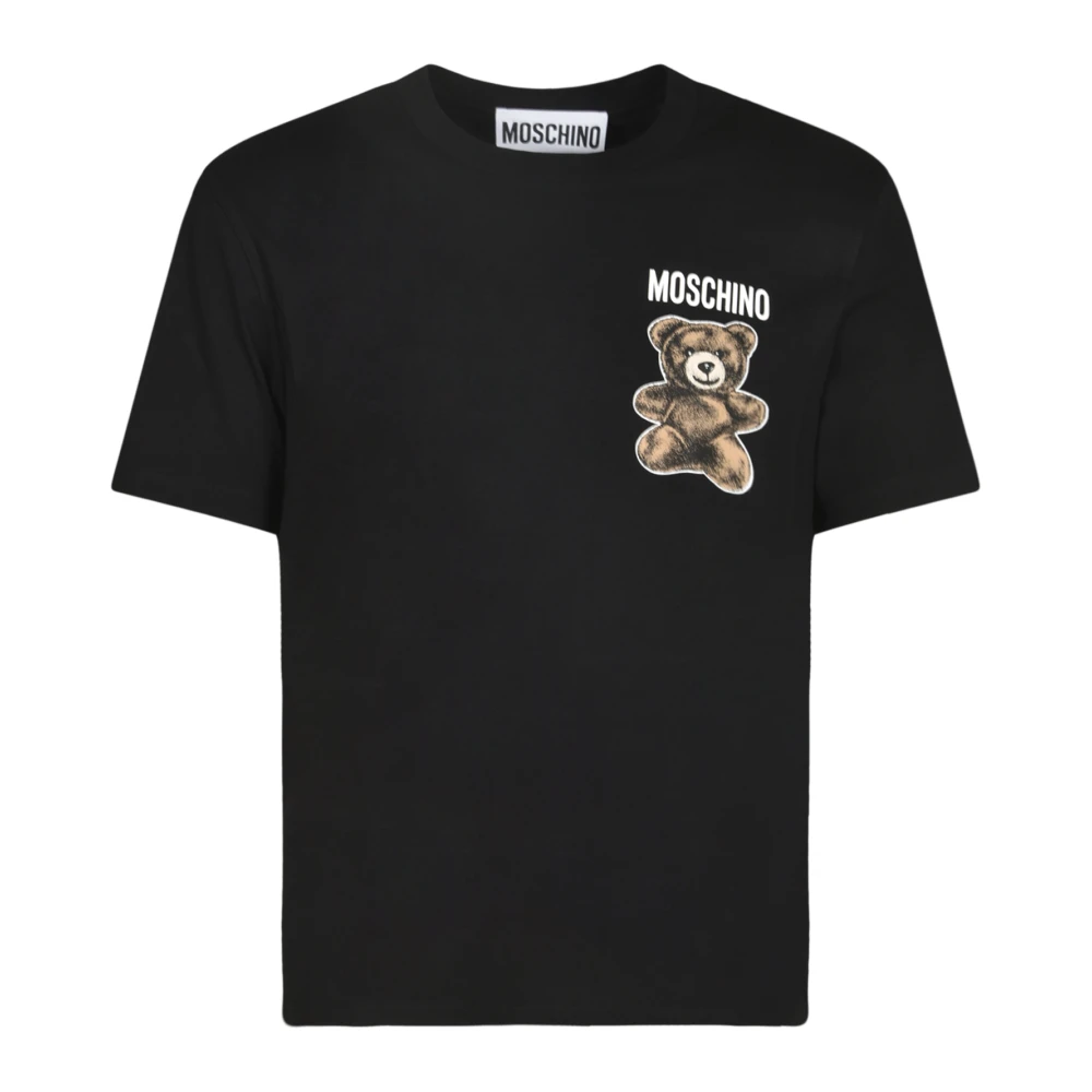 Moschino Stijlvolle T-shirts en Polos Black Heren