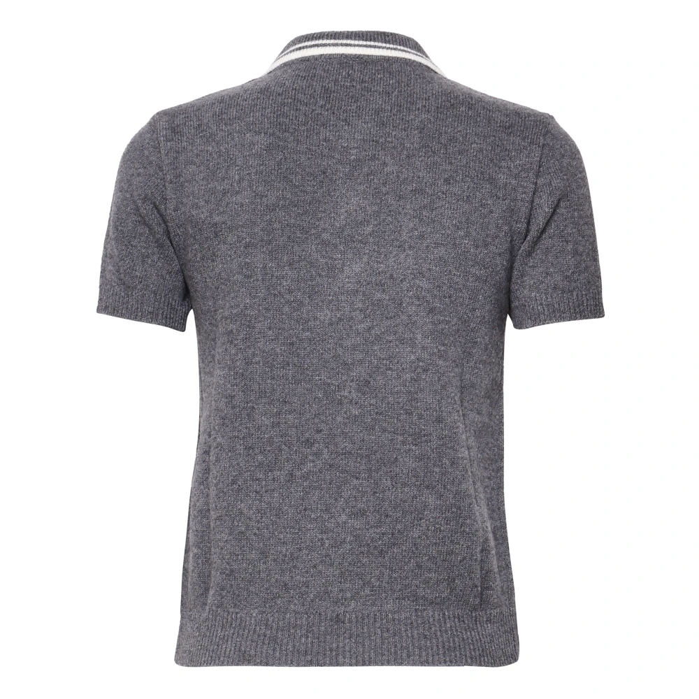 Valentino Garavani Stijlvolle T-shirts en Polos Maglia 0 Gray Dames