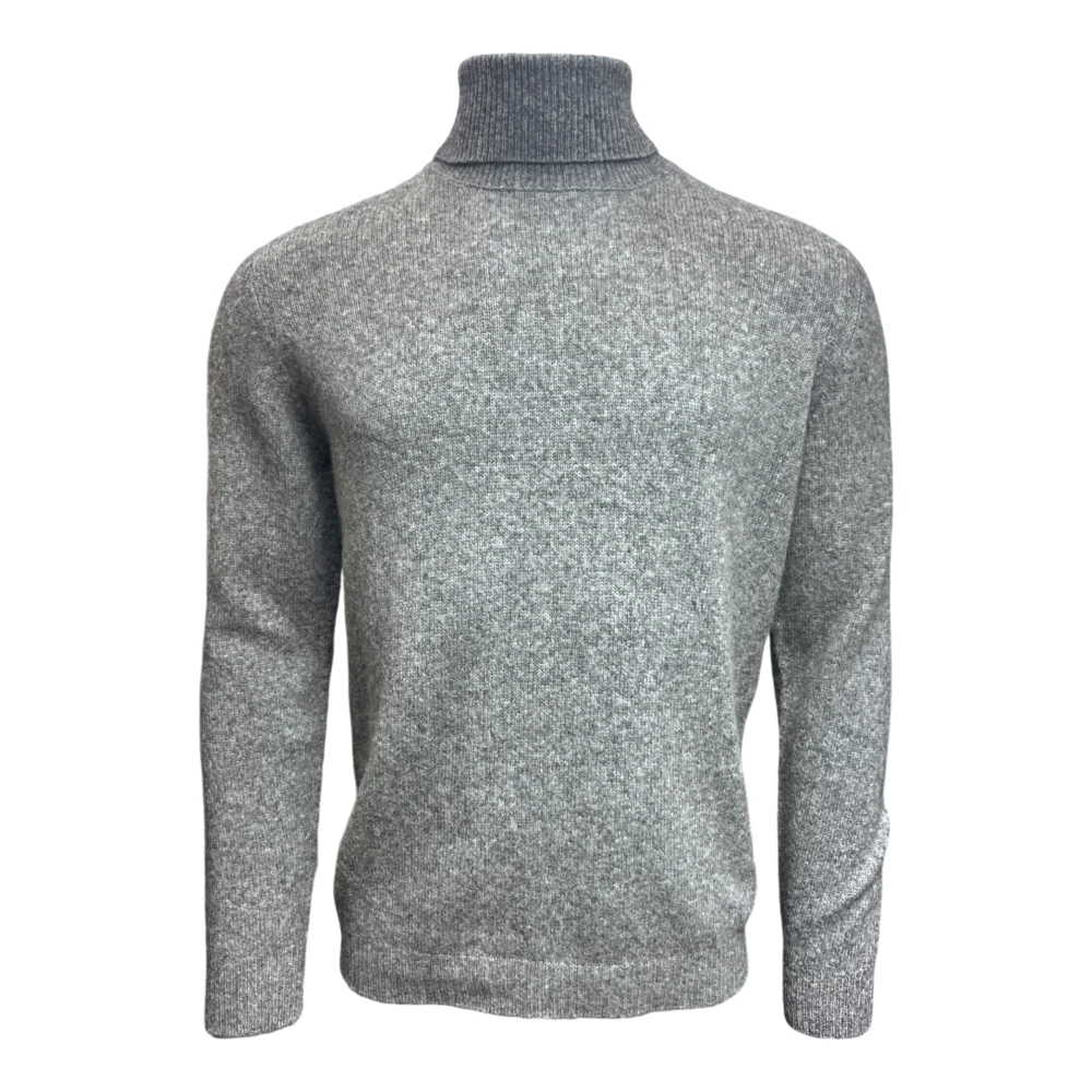 Roberto Collina Merino Baby-Kameel Coltrui Trui Grijs Gray Heren