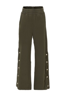 pantalon-en-coton-gris-pour-filles