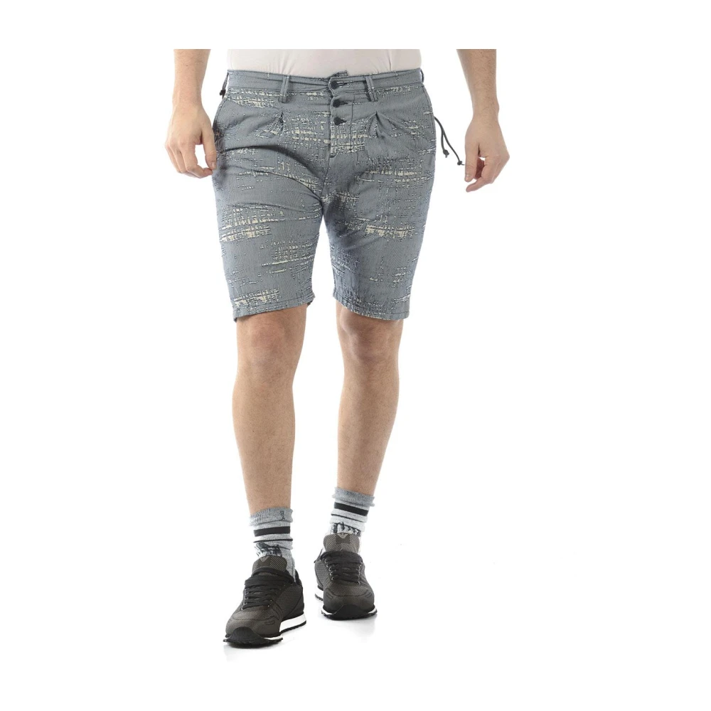 Daniele Alessandrini Men's Blue Short - Casual Shorts - W32 - Shorts