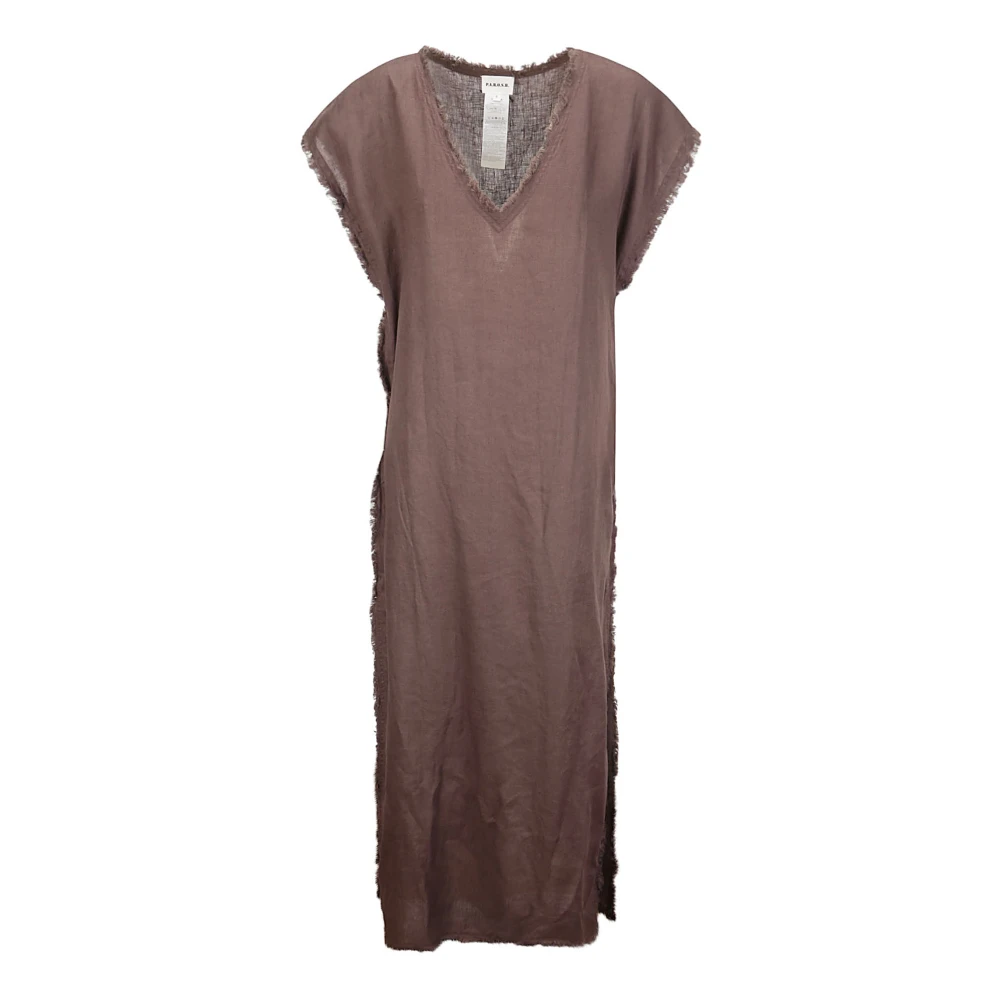 P.a.r.o.s.h. Elegant Maxi Dress for Women Brown Dames