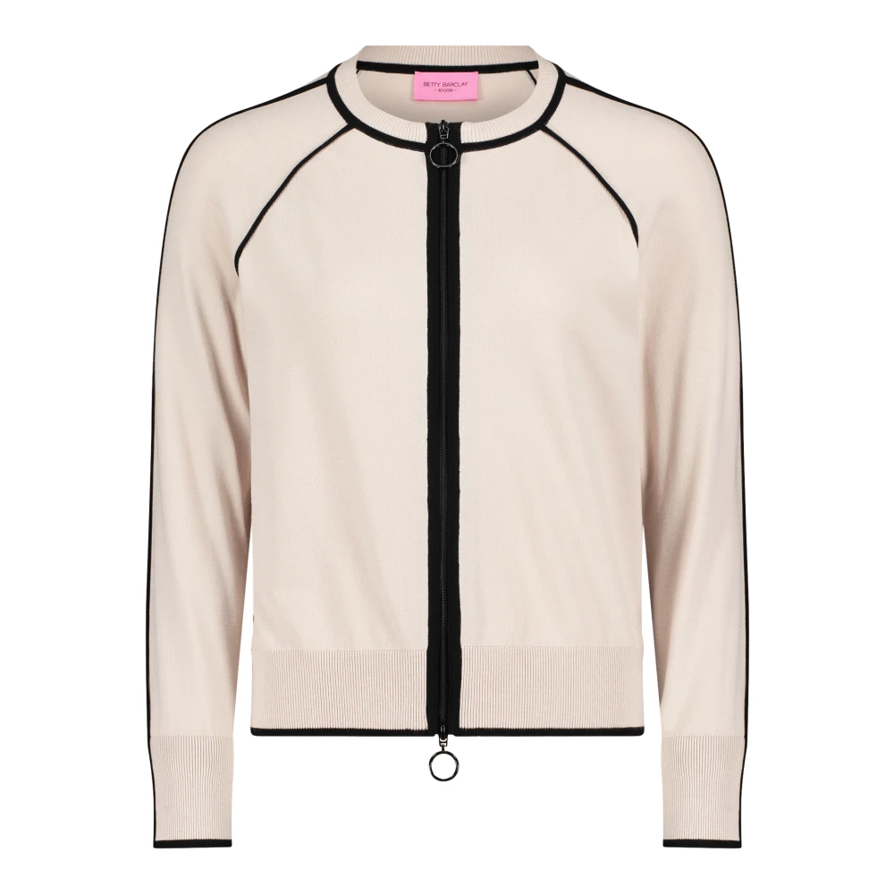 Betty Barclay Grafisch Ontwerp Gebreid Jack Beige Dames