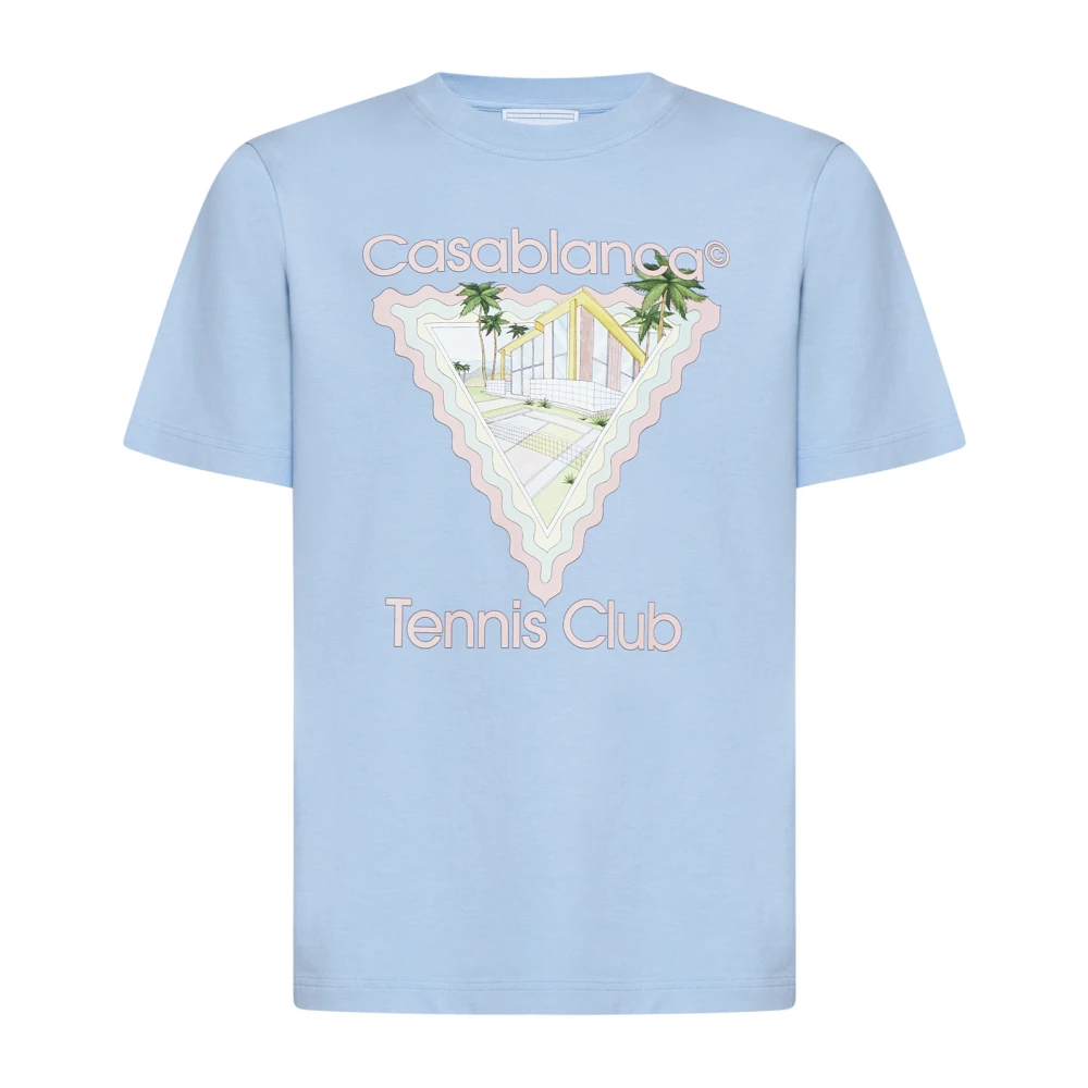 Casablanca Stijlvolle T-shirts en Polos Blue Heren