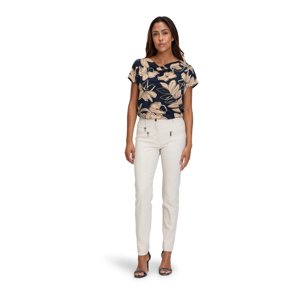 Betty Barclay Watervalhals Printshirt Multicolor Dames