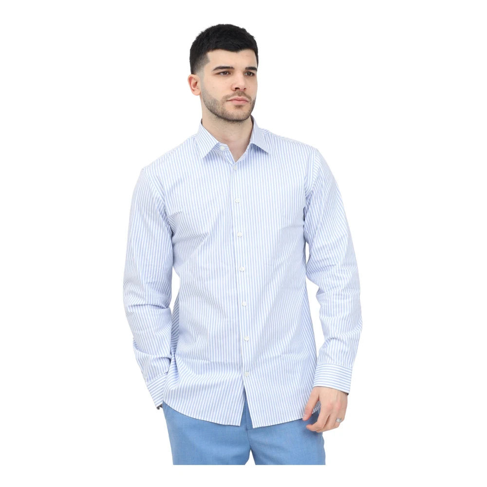 Selected Homme Gestreept overhemd met lange mouwen voor heren Blue Heren