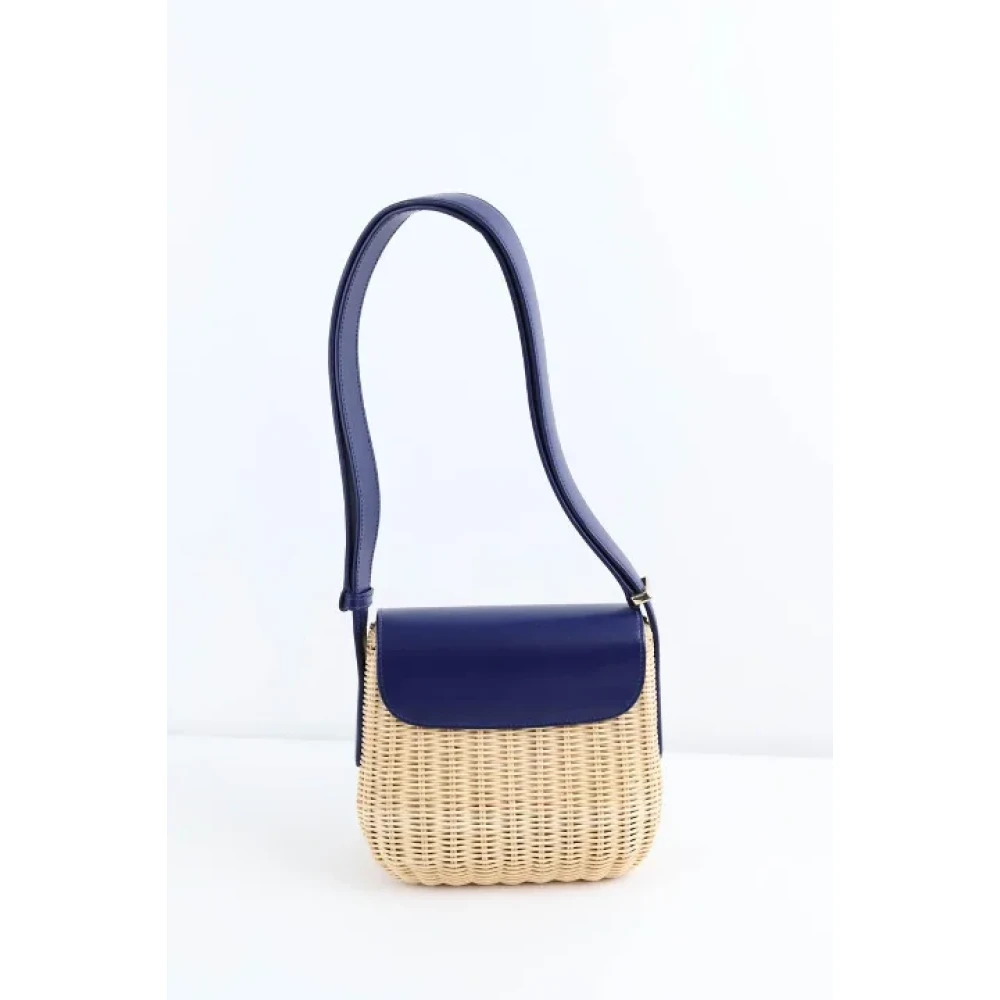 Armani Pre-owned Fabric shoulder-bags Blue Dames