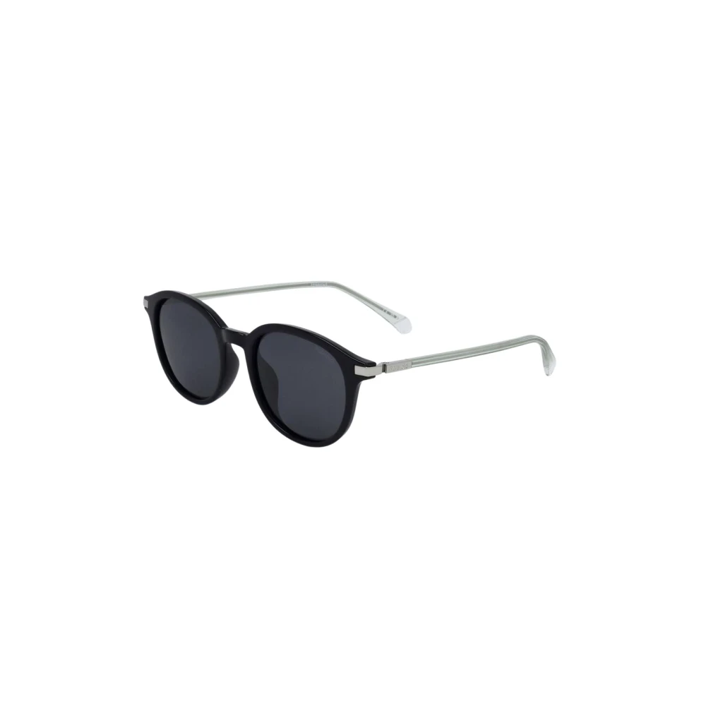 Polaroid Unisex Black Sunglasses, One Size, Resin Sunglasses With Grey Lenses