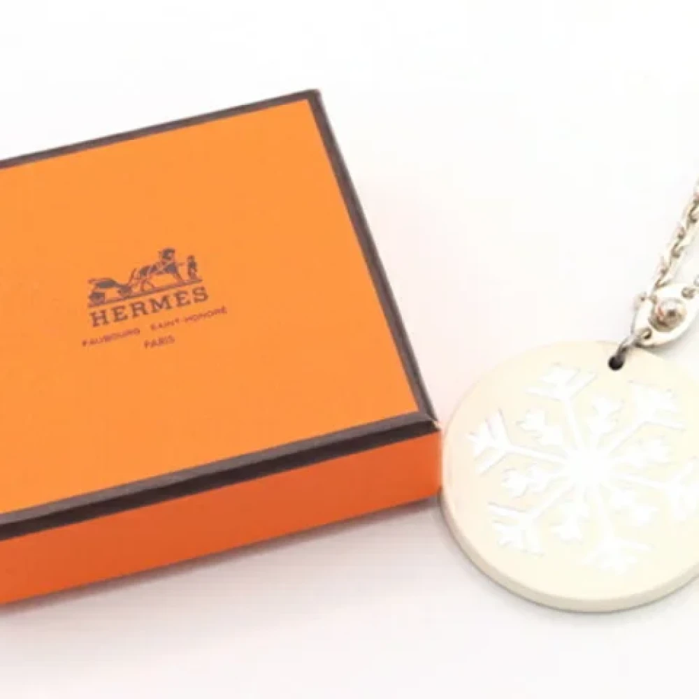 Hermès Vintage Pre-owned Silver key-holders White Dames