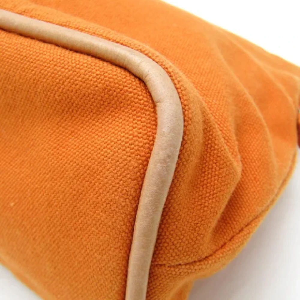 Hermès Vintage Pre-owned Cotton clutches Orange Dames