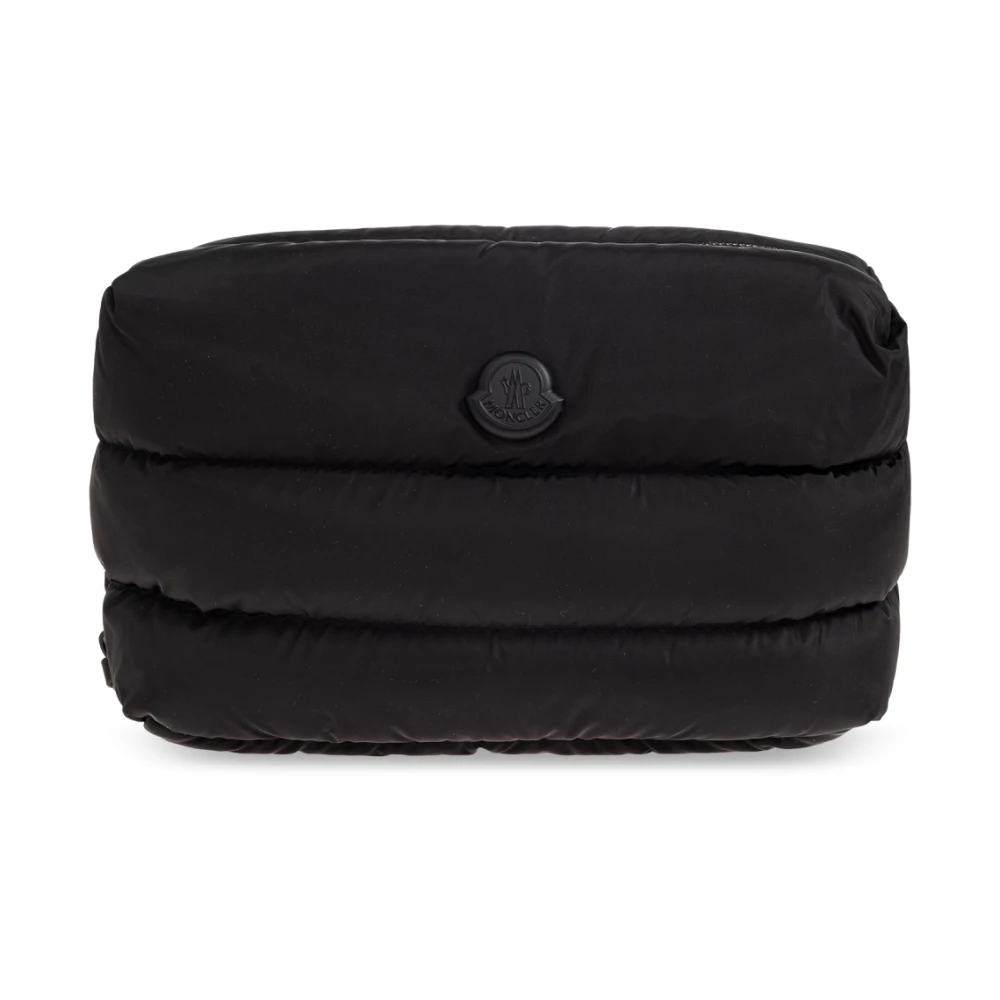 Moncler Black Toilet Bags, Male, One Size, Caradoc Quilted Beauty Case