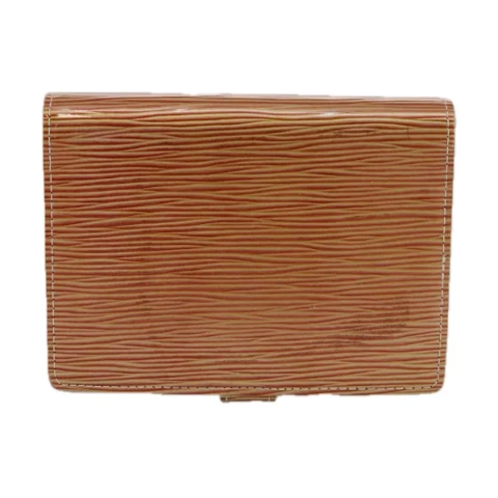 Louis Vuitton Vintage Pre-owned Leather home-office Orange Dames