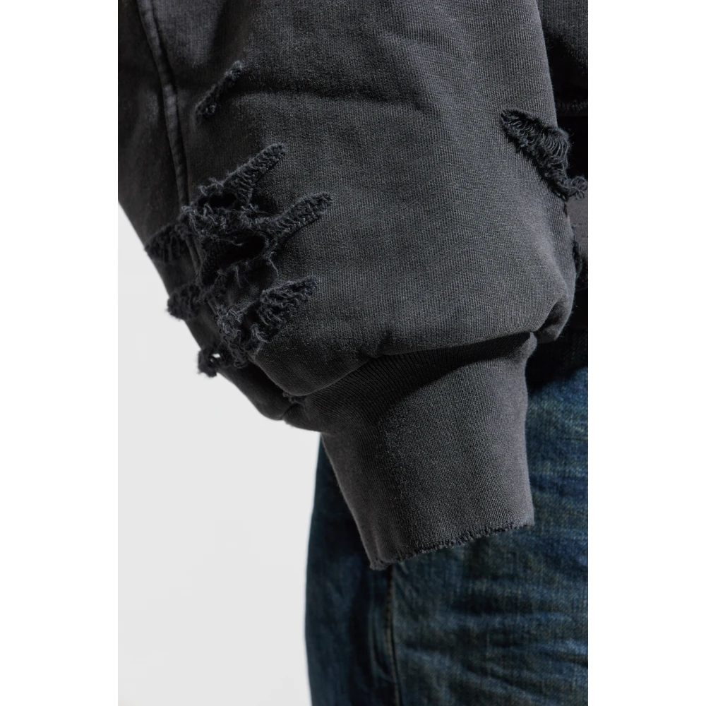 Balenciaga Sweatshirt met logo Gray Heren
