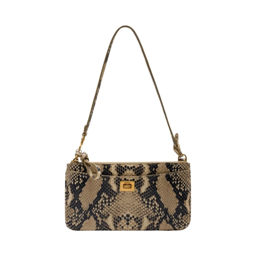 Balenciaga Women's Beige Rodeo Clutch Bag - Shoulder Bags - One Size - Bags